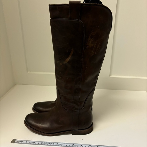 Frye Paige Tall Riding Boots Sz 6.5 - Picture 5 of 12